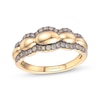 Thumbnail Image 1 of Le Vian Chocolate Waterfall Diamond Ring 1/3 ct tw 14K Honey Gold