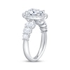 Thumbnail Image 2 of Now + Forever Lab-Grown Diamonds Oval-Cut Halo Engagement Ring 3-1/2 ct tw 14K White Gold
