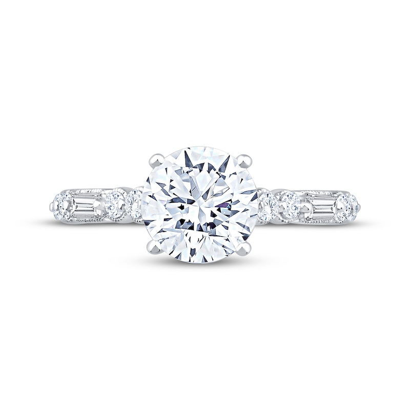 Main Image 3 of Now + Forever Lab-Grown Diamonds Round-Cut Engagement Ring 2-1/3 ct tw 14K White Gold