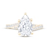 Thumbnail Image 3 of Now + Forever Lab-Grown Diamonds Pear-Shaped Engagement Ring 3-1/2 ct tw 14K Yellow Gold