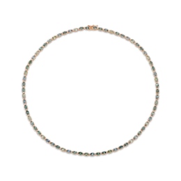 Le Vian Montana Sapphire Ombré Line Necklace 14K Strawberry Gold 17"