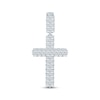 Thumbnail Image 1 of KAY Lab-Grown Diamonds Men's Cross Charm 3-5/8 ct tw Sterling Silver