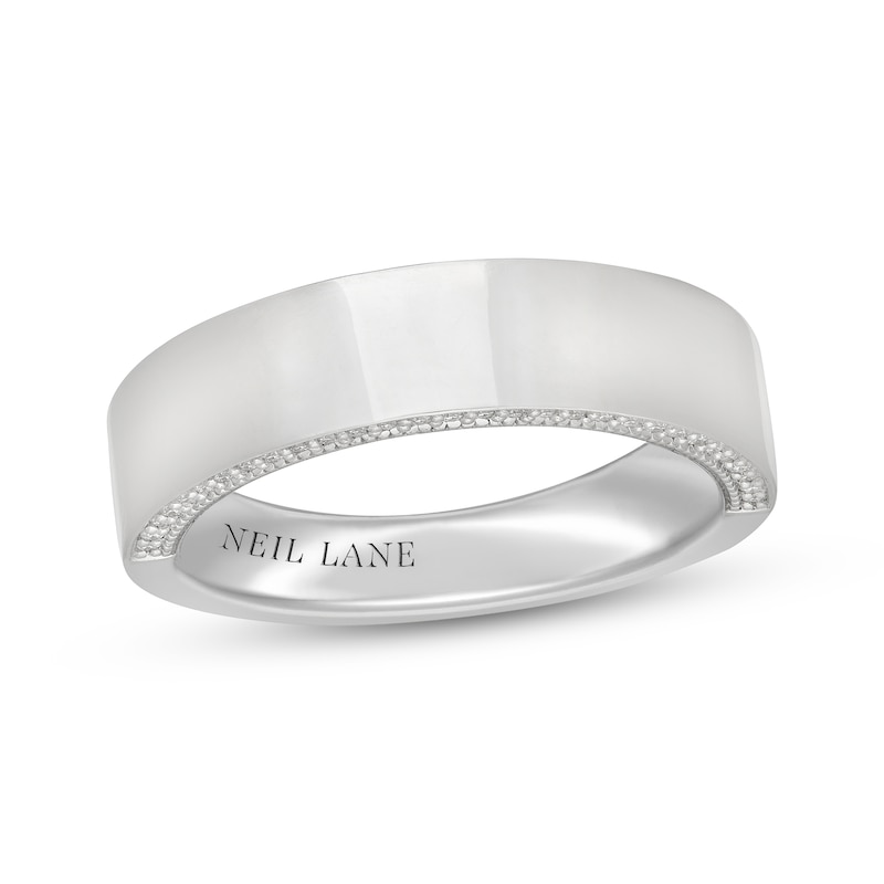 Main Image 1 of Neil Lane Men's Diamond Wedding Band 1/5 ct tw 14K White Gold