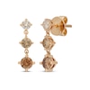 Thumbnail Image 1 of Neil Lane Desert Diamonds Graduated Three-Stone Drop Earrings 1 ct tw 14K Yellow Gold