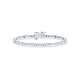 KAY Lab-Grown Diamonds Tennis Bracelet 3 ct tw 10K White Gold 7"