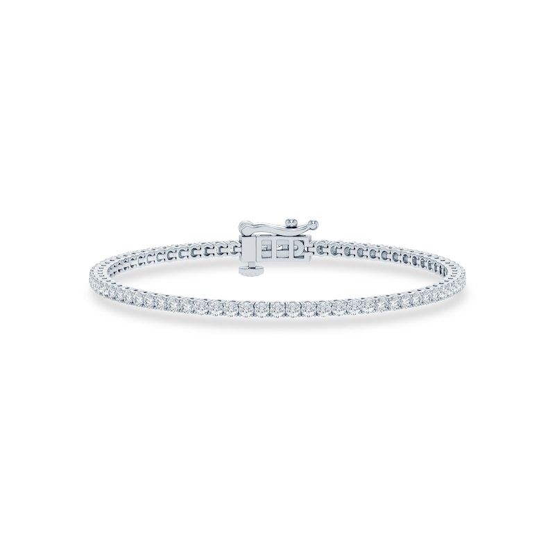Main Image 1 of KAY Lab-Grown Diamonds Tennis Bracelet 3 ct tw 10K White Gold 7"