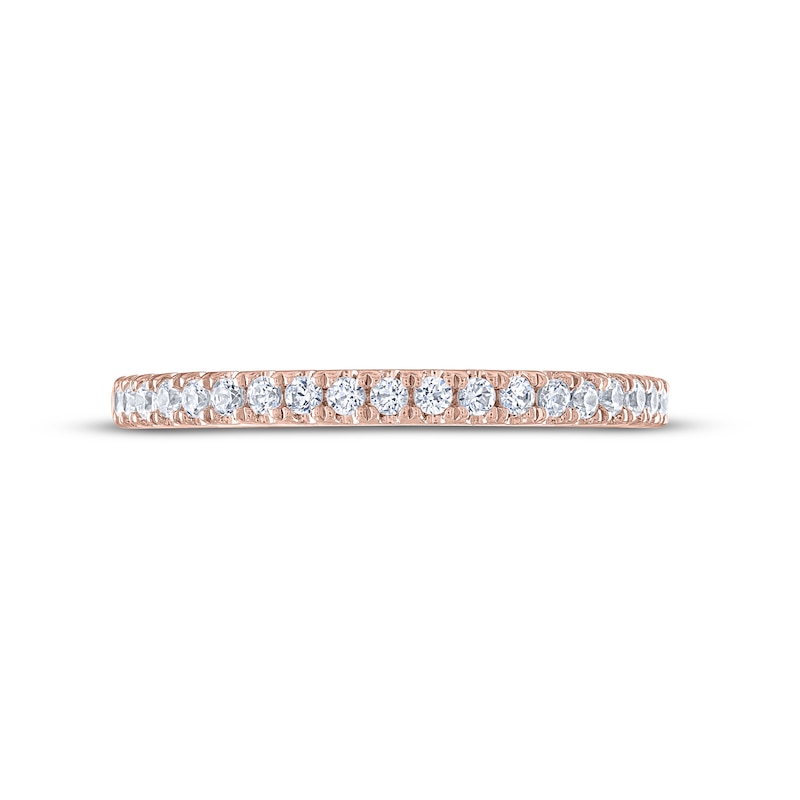 Main Image 3 of THE LEO Legacy Lab-Grown Diamond Wedding Band 1/4 ct tw 14K Rose Gold