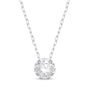 Thumbnail Image 2 of KAY Lab-Grown Diamonds Round-Cut Solitaire Necklace & Stud Earrings Gift Set 1 ct tw Sterling Silver