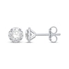 Thumbnail Image 3 of KAY Lab-Grown Diamonds Round-Cut Solitaire Necklace & Stud Earrings Gift Set 1 ct tw Sterling Silver