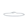 Thumbnail Image 1 of KAY Lab-Grown Diamonds Tennis Bracelet 1 ct tw 14K White Gold