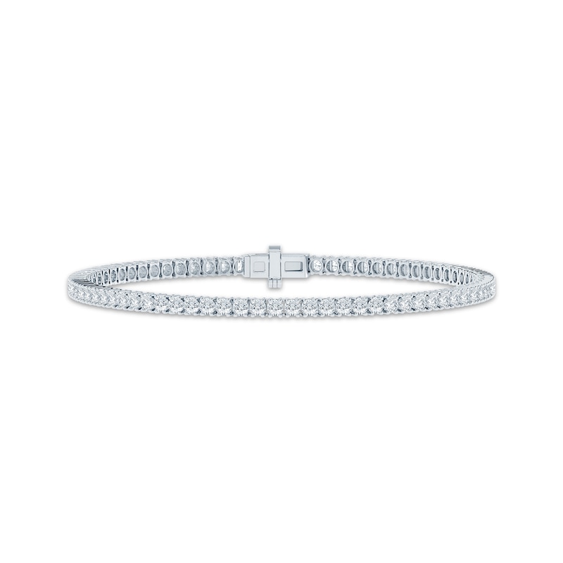 Main Image 1 of KAY Lab-Grown Diamonds Tennis Bracelet 3 ct tw 14K White Gold