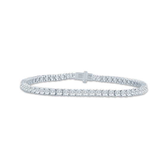 KAY Lab-Grown Diamonds Tennis Bracelet 5 ct tw 14K White Gold