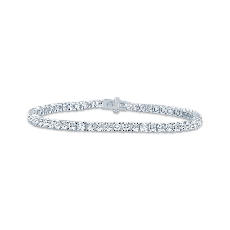 Main Image 1 of KAY Lab-Grown Diamonds Tennis Bracelet 5 ct tw 14K White Gold