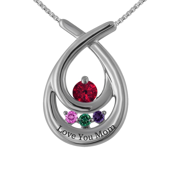 Birthstone Mother's Necklace