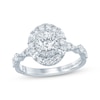 Thumbnail Image 0 of Monique Lhuillier Bliss Oval-Cut Diamond Engagement Ring 1-1/5 ct tw 18K White Gold