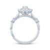 Thumbnail Image 2 of Monique Lhuillier Bliss Oval-Cut Diamond Engagement Ring 1-1/5 ct tw 18K White Gold