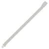 Thumbnail Image 2 of Men's Baguette-Cut Diamond Curb Chain Bracelet 3-1/2 ct tw 10K Yellow Gold 8.5&quot;