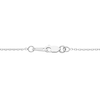 Thumbnail Image 3 of Diamond Ladder Necklace 1/2 ct tw 10K White Gold 18"