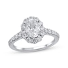 Lab-Created Diamonds by KAY Oval-Cut Engagement Ring 1-3/4 ct tw 14K White Gold