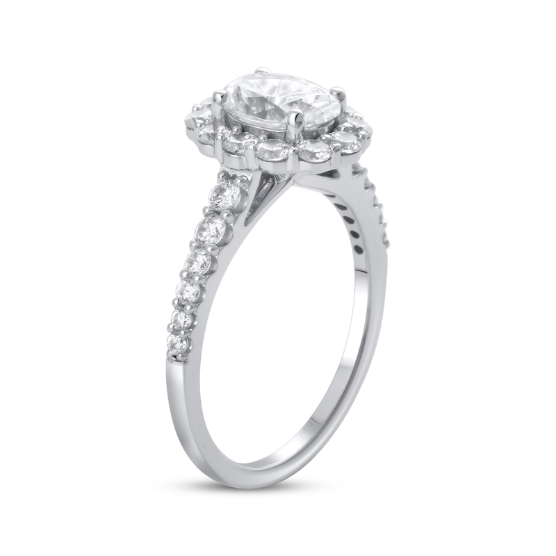 Main Image 2 of Now + Forever Lab-Grown Diamonds Oval-Cut Engagement Ring 1-3/4 ct tw 14K White Gold