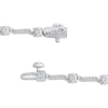 Thumbnail Image 3 of Diamond Wavy Link Bracelet 1/2 ct tw Sterling Silver 7&quot;