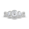 Thumbnail Image 3 of THE LEO Prisma Diamond Round-Cut Three-Stone Bridal Set 7/8 ct tw 14K White Gold