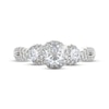 Thumbnail Image 6 of THE LEO Prisma Diamond Round-Cut Three-Stone Engagement Ring 3/4 ct tw 14K White Gold