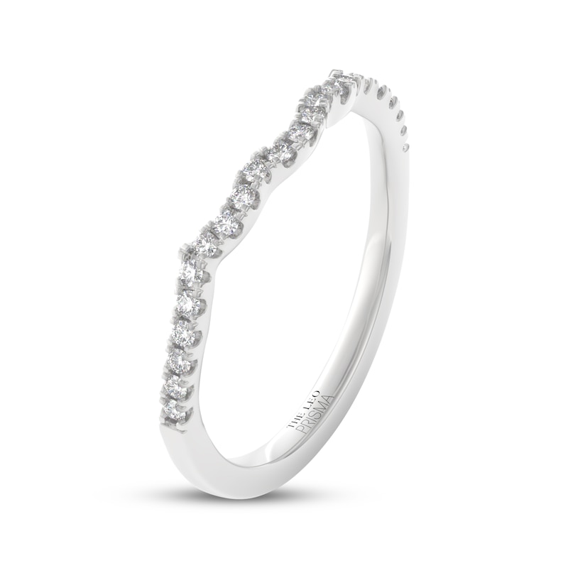 Main Image 8 of THE LEO Prisma Diamond Contour Wedding Band 1/5 ct tw 14K White Gold