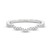 Thumbnail Image 9 of THE LEO Prisma Diamond Contour Wedding Band 1/5 ct tw 14K White Gold