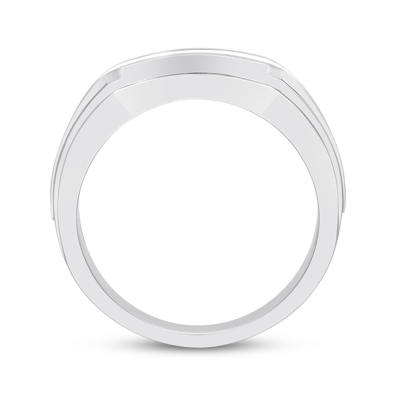 Main Image 3 of Now + Forever Men's Diamond Wedding Band 1/2 ct tw 10K White Gold