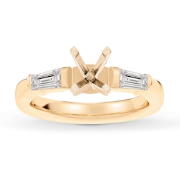 Now + Forever Lab-Grown Diamonds Engagement Ring Setting 1/2 ct tw 14K Yellow Gold