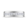 Thumbnail Image 3 of Men's THE LEO Diamond Wedding Band 1/2 ct tw 14K White Gold