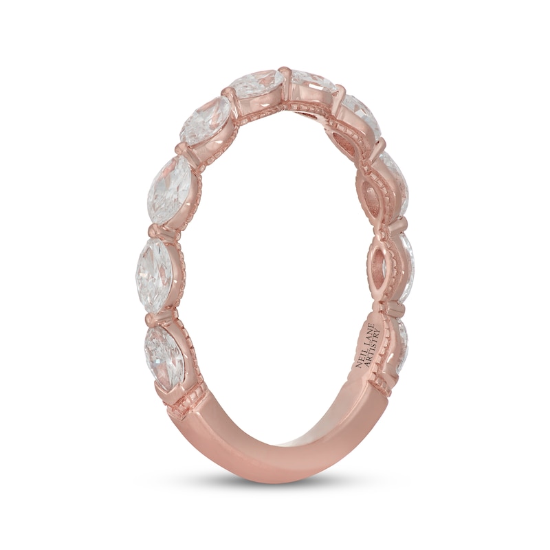 Main Image 2 of Neil Lane Artistry Marquise-Cut Lab-Grown Diamond Anniversary Band 3/4 ct tw 14K Rose Gold