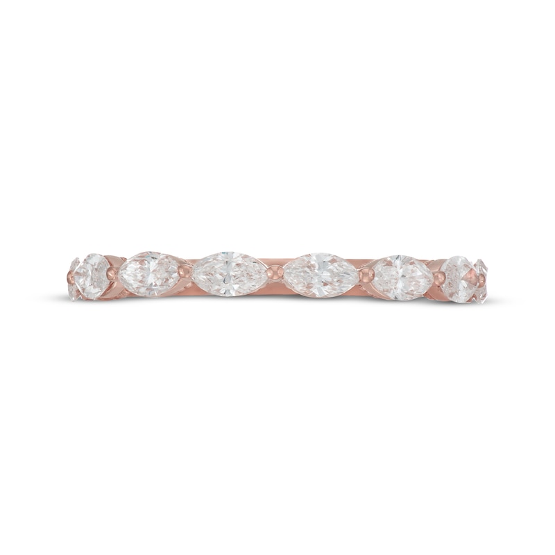 Main Image 3 of Neil Lane Artistry Marquise-Cut Lab-Grown Diamond Anniversary Band 3/4 ct tw 14K Rose Gold