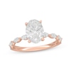 Thumbnail Image 1 of Neil Lane Artistry Oval-Cut Lab-Grown Diamond Engagement Ring 2-5/8 ct tw 14K Rose Gold