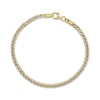 Thumbnail Image 2 of Diamond-Cut Wheat Chain Bracelet 3.5mm Hollow 10K Yellow Gold 8.5