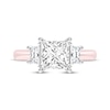 Thumbnail Image 2 of Lab-Created Diamonds by KAY Princess-Cut Three-Stone Engagement Ring 2-3/4 ct tw 14K Two-Tone Gold