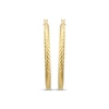 Thumbnail Image 1 of Reaura Rope Twist Hoop Earrings Repurposed 14K Yellow Gold 30mm