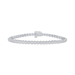 Diamond Tennis Bracelet 1/10 ct tw Sterling Silver 7"