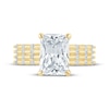 Thumbnail Image 3 of Now + Forever Lab-Grown Diamonds Radiant-Cut Hidden Halo Engagement Ring 3-1/4 ct tw 14K Yellow Gold