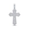 Thumbnail Image 1 of KAY Lab-Grown Diamonds Gothic Cross Charm 2 ct tw 10K White Gold