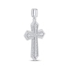 Thumbnail Image 2 of KAY Lab-Grown Diamonds Gothic Cross Charm 2 ct tw 10K White Gold
