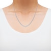 Thumbnail Image 3 of KAY Lab-Grown Diamonds Riviera Necklace 1 ct tw 10K White Gold 17&quot;