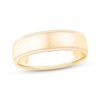Thumbnail Image 1 of Now + Forever Men's Brushed Milgrain Wedding Band 10K Yellow Gold 6mm