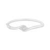 Thumbnail Image 1 of Unstoppable Love Diamond Bypass Bangle Bracelet 1/6 ct tw Sterling Silver
