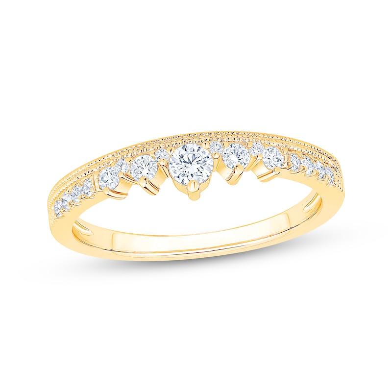 Main Image 1 of Now + Forever Diamond Anniversary Ring 1/3 ct tw 10K Yellow Gold