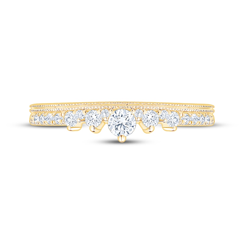 Main Image 3 of Now + Forever Diamond Anniversary Ring 1/3 ct tw 10K Yellow Gold