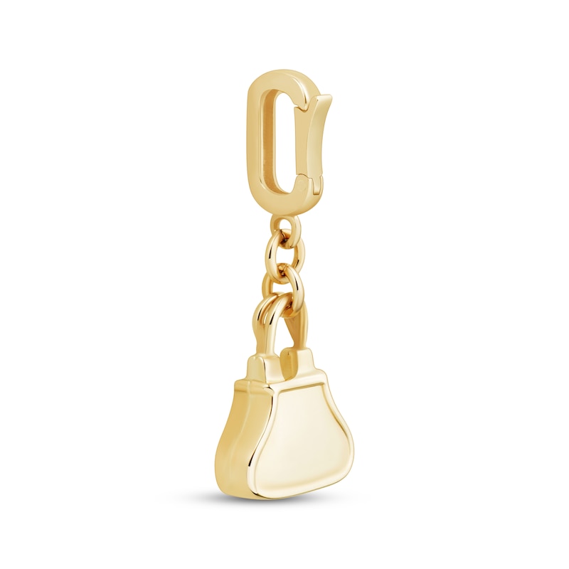 Main Image 3 of Charmed Memories Purse Charm 10K Yellow Gold