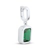 Thumbnail Image 2 of Charmed Memories Emerald-Cut Green Cubic Zirconia Charm Sterling Silver
