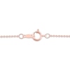 Thumbnail Image 3 of Multi-Diamond Circle Necklace 1/10 ct tw 10K Rose Gold 18&quot;